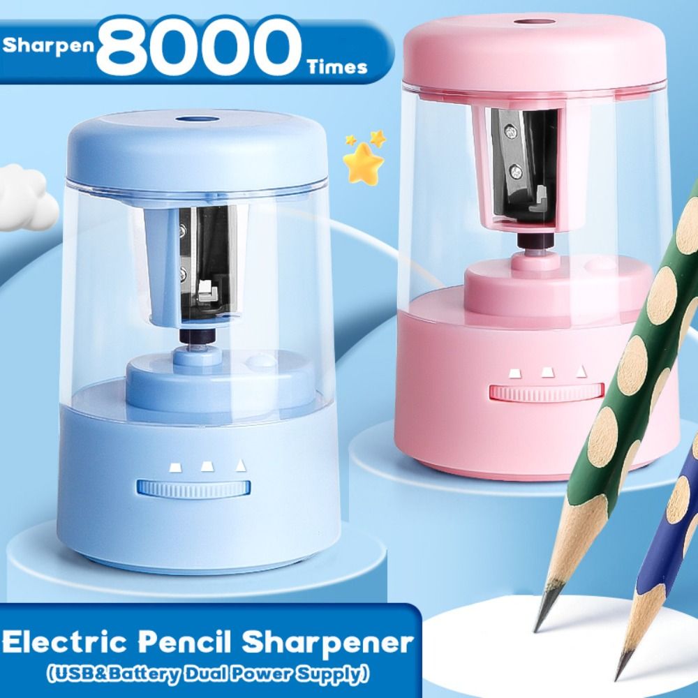 Electric Pencil Sharpener Usb - Üç Vitesli Ayarlanabilir Elektrikli Kalemtıraş USB