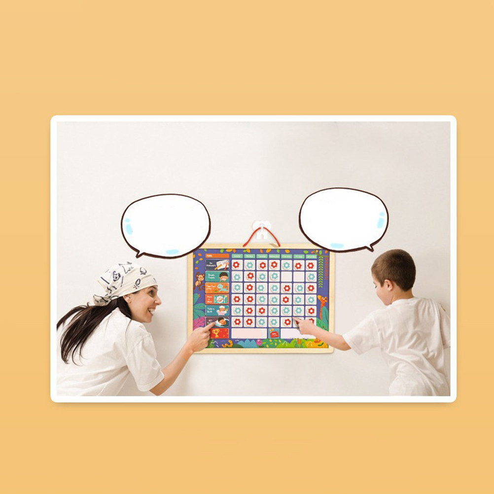 Kids Magnetic Reward Chart Board - Çocuklar İçin Eğitici Manyetik Sorumluluk Tablosu,