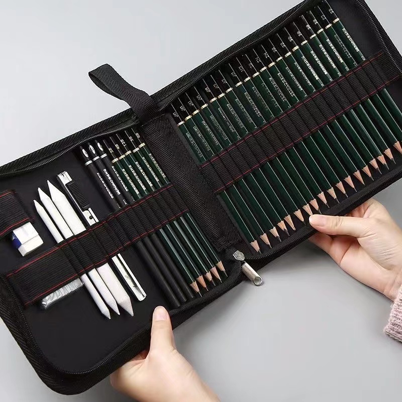 Aesthetic Large Pencil Case Pouch - 36/48/72 kalem kutusu okul malzemeleri estetik