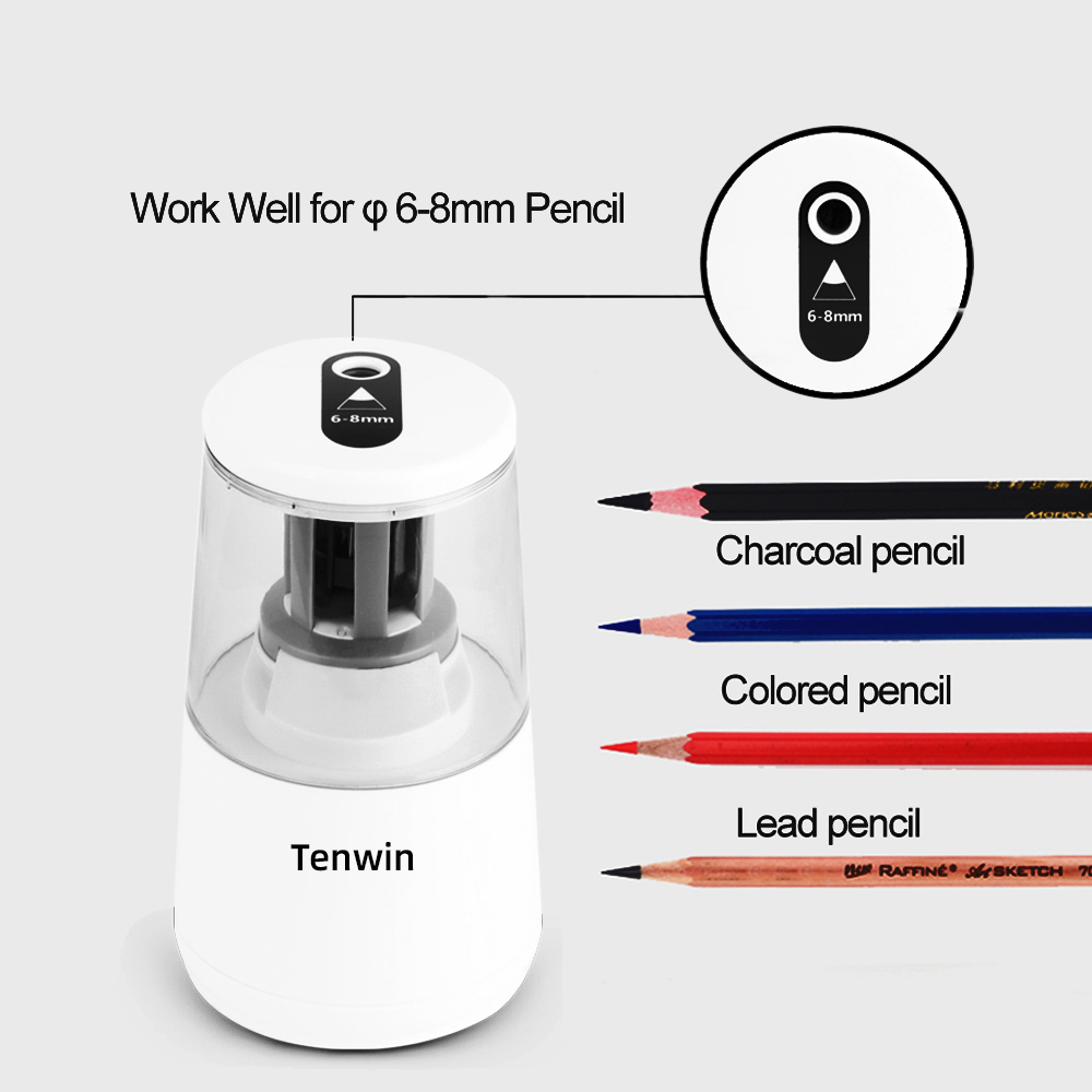 Tenwin kırtasiye otomatik elek - Electric Pencil Sharpener Usb incelemesi ve fiyatı