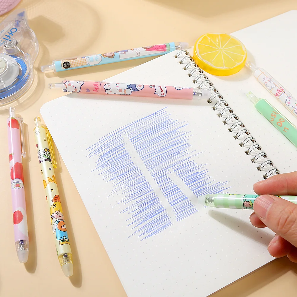 20 adet/grup Sevimli Kawaii Si - Retractable Eraser Pen Click incelemesi ve fiyatı