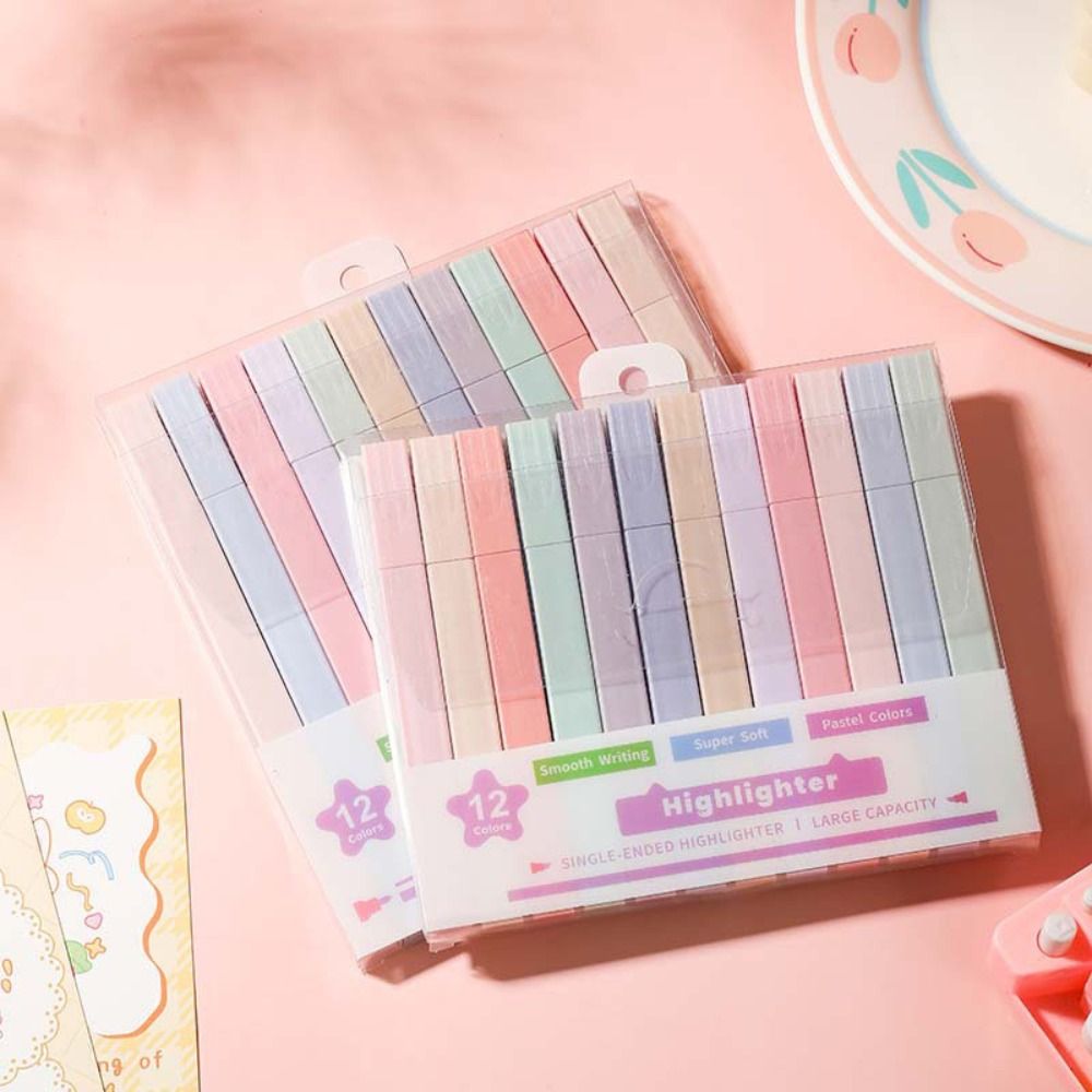 Çift Başlı Fosforlu Kalemler K - Pastel Highlighter Set Double Ended incelemesi ve fiyatı