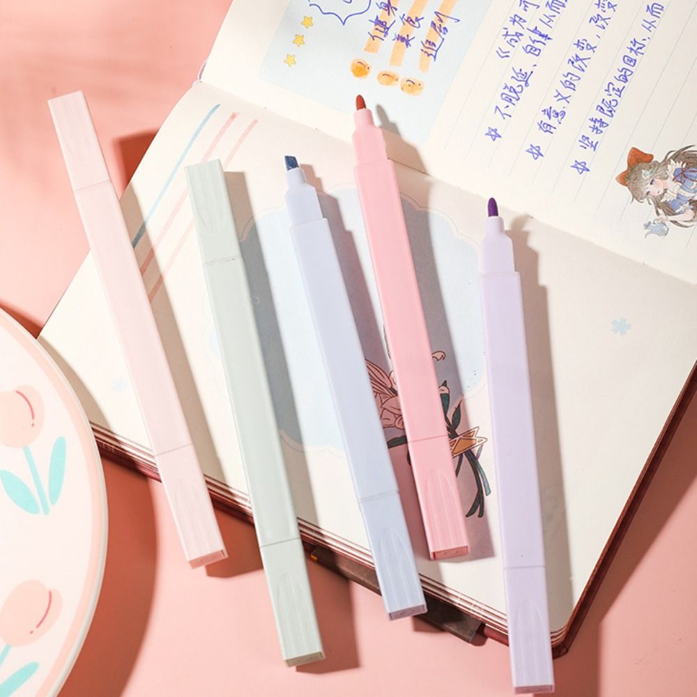 Çift Başlı Fosforlu Kalemler K - Pastel Highlighter Set Double Ended incelemesi ve fiyatı