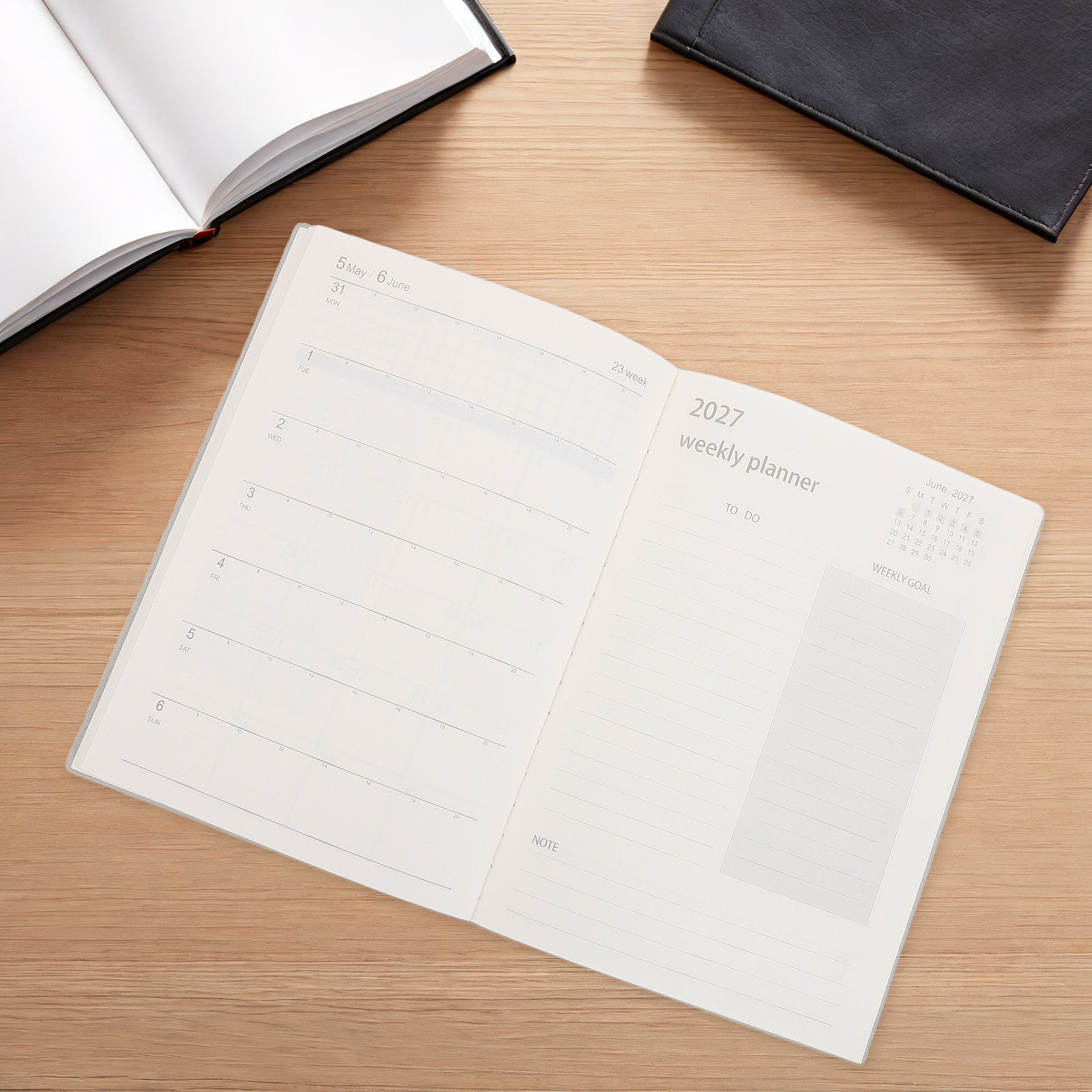 2027 Profesyonel Planlayıcı De - Spiral Bound Grid Notebook A5 incelemesi ve fiyatı