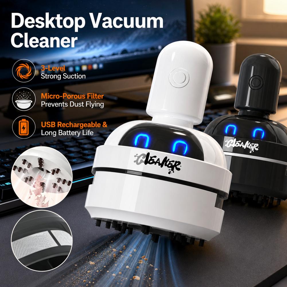Masaüstü Temizleyici, Karikatü - Mini Desktop Vacuum Cleaner For Eraser Dust incelemesi ve fiyatı