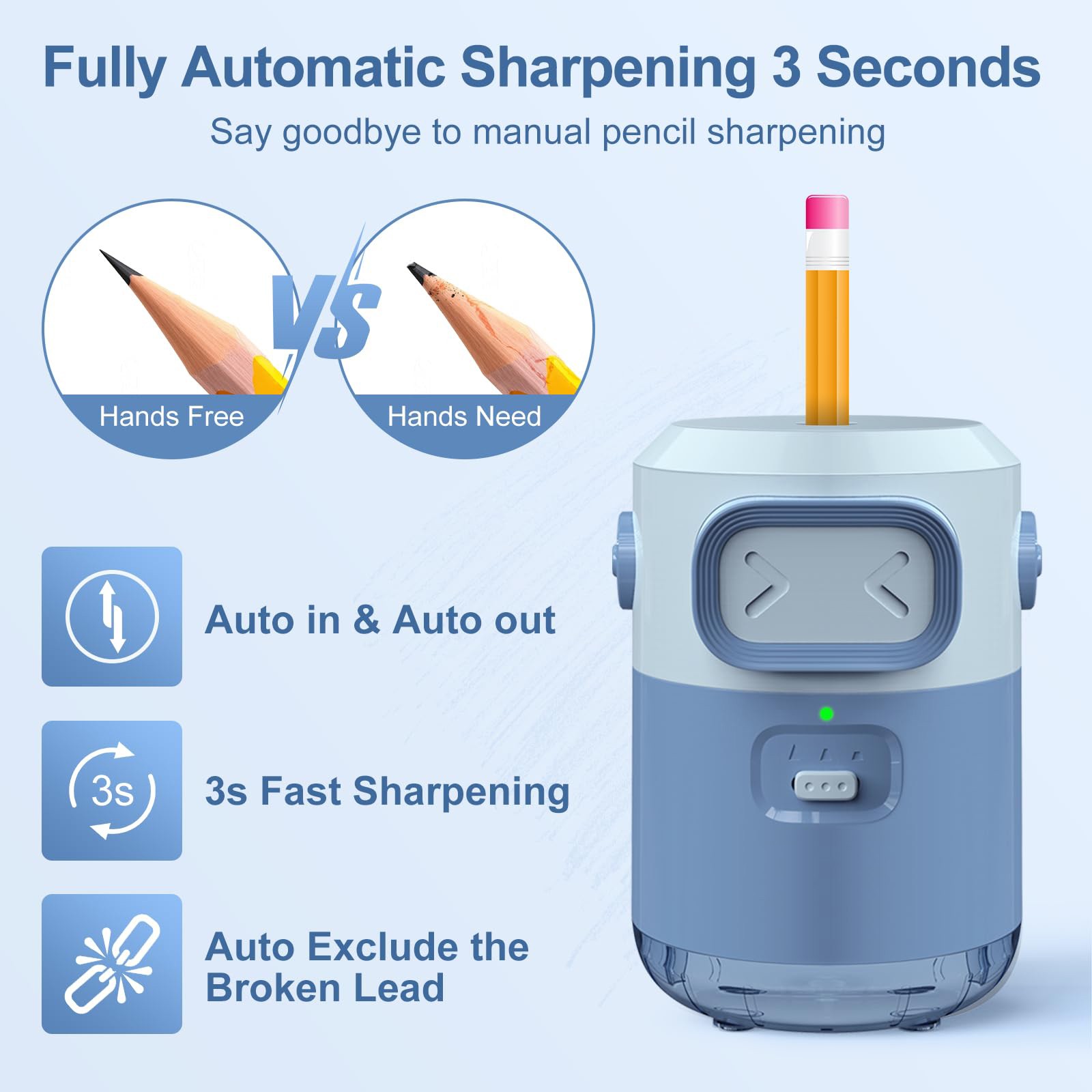 Tam Otomatik Elektrikli Kalemt - Electric Pencil Sharpener Usb incelemesi ve fiyatı